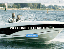 Tablet Screenshot of coastliner-boats.com
